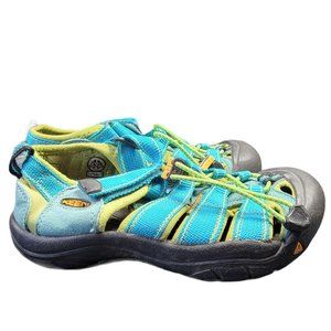 Keen Newport H2 Waterproof Hiking Sandals Blue/ Green Youth Size 3 - 1006545
